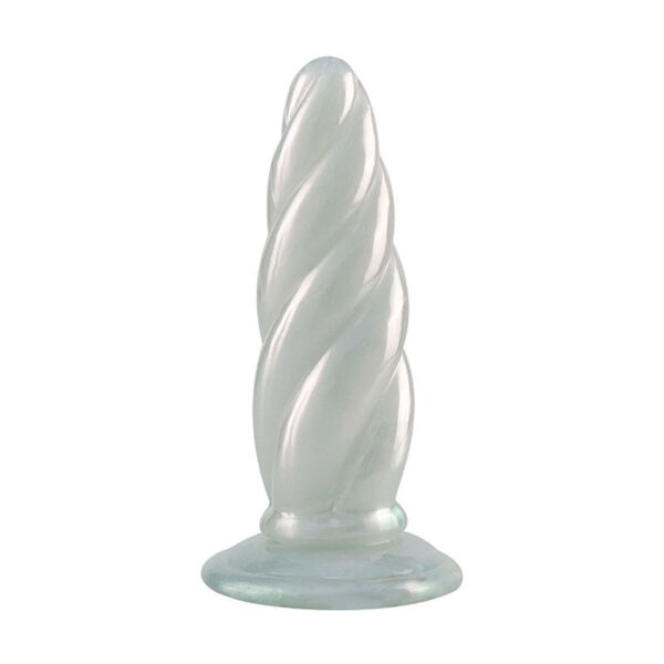 Plug Anal Texturizado em Silicole Colorido 14,5x4,0cm Sexy Import