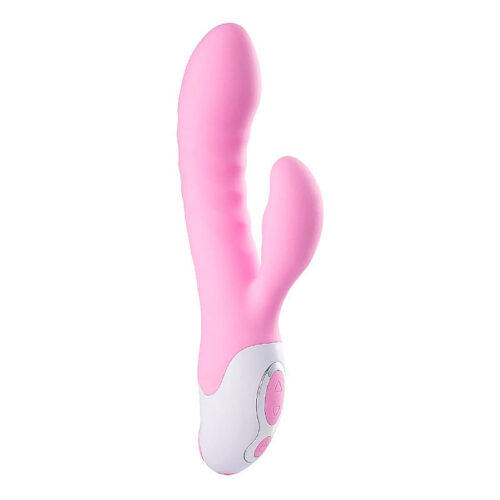 8913-Rosa_1 Vibrador de Ponto G e Clitóris com Aquecimento Sexy Import