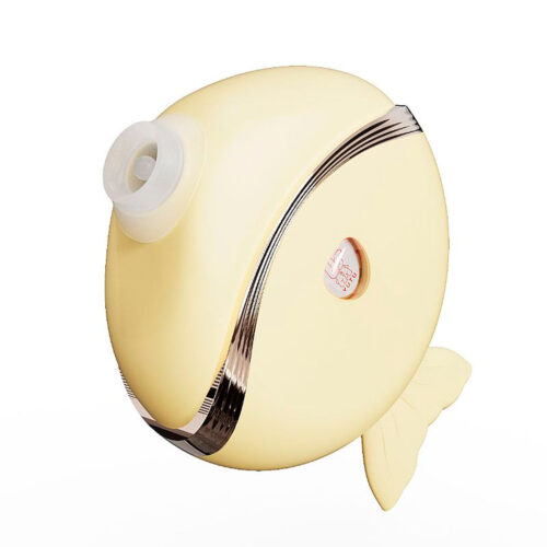8915-Amarelo_1 Vibrador de Pulsação em Formato de Peixinho Sexy Import