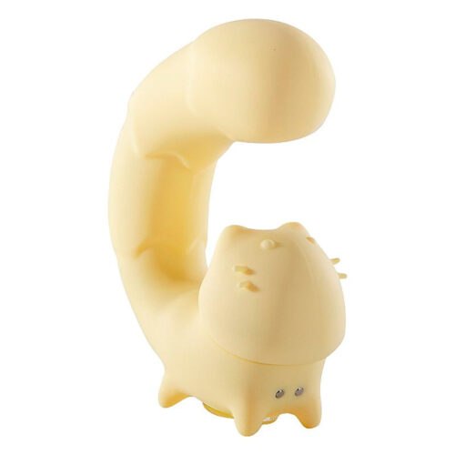 8917-Amarelo_1 Vibrador Ponto G em Formato de Gato Sexy Import