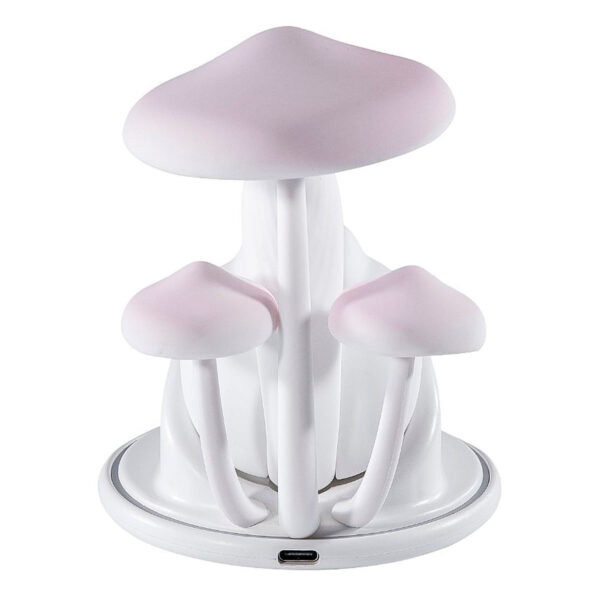 Vibrador de Ponto G e Clitóris com Pulsação Floresta de Cogumelos ao Luar Luminária Sexy Import