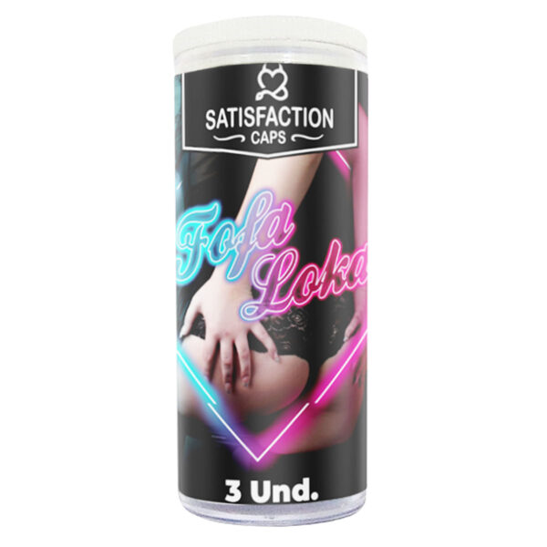9004_1 Fofa Loka Bolinha com Ăleo de Massagem Corporal Excitante 3 Unidades Satisfaction Caps