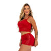 9028PT-Vermelho_2.jpg.jpg Baby Doll Canelado Gabriella Patitex