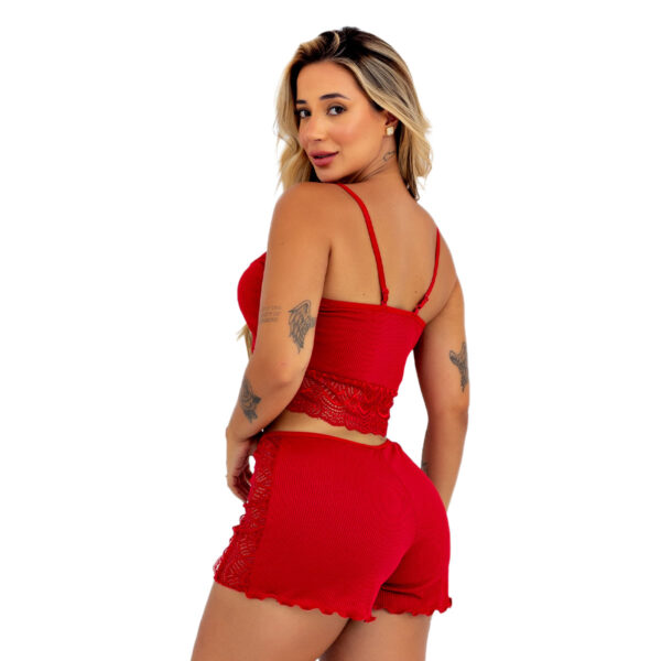 9028PT-Vermelho_3-3.jpg-3.jpg Baby Doll Canelado Gabriella Patitex
