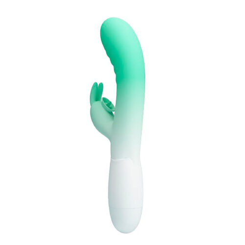 9035-Verde_1 Vibrador de Ponto G e Clitóris à Pilha Cerberus Sexy Import