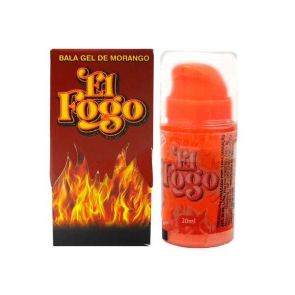 El Fogo Bala em Gel Comestível 20ml Loka Sensação