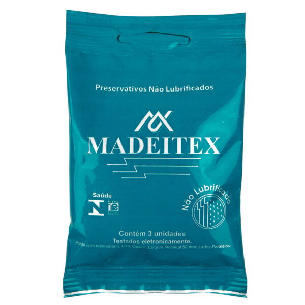 94_1 Preservativo Madeitex Não Lubrificado 3 Unidades Rilex