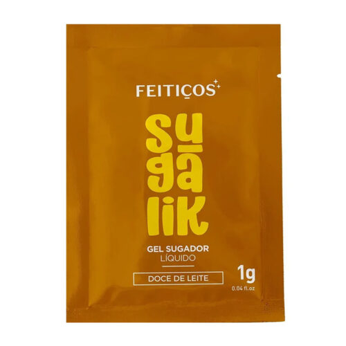 952000-Doce-de-Leite_1 Sachê Sugalik Sugador Líquido Comestível com Extrato de Jambu 1g Feitiços Aromáticos