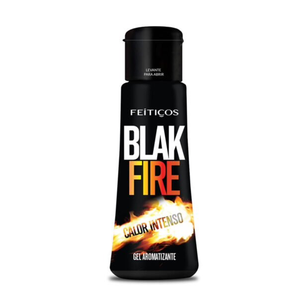 Gel Comestível Beijável Blak Fire Calor Intenso 40ml Feitiços Aromáticos