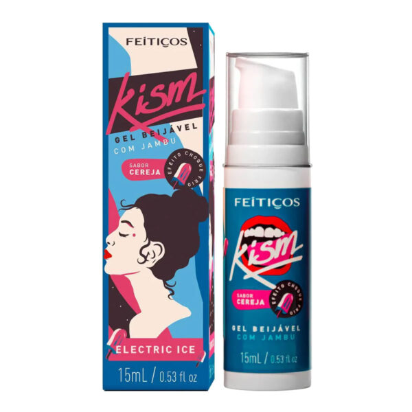 9653_1 Kism Eletric Ice Gel Beijável com Jambu 15ml Feitiços Aromáticos