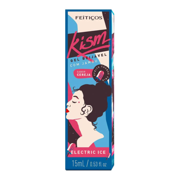9653_3 Kism Eletric Ice Gel Beijável com Jambu 15ml Feitiços Aromáticos