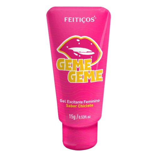 9891-Chiclete_1 Geme Geme Excitante Esquenta Esfria e Vibra 15g Linha 10 de 10 Feitiços Aromáticos