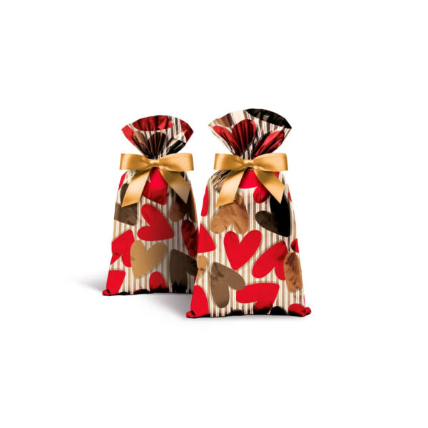 99007512-Lamour_1 Saco Para Presente Perolado 25x37cm Coleção Romântico Cromus