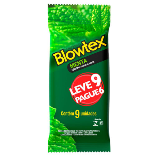 Preservativos Sabor e Aroma Leve 9 Pague 6 unidades Blowtex