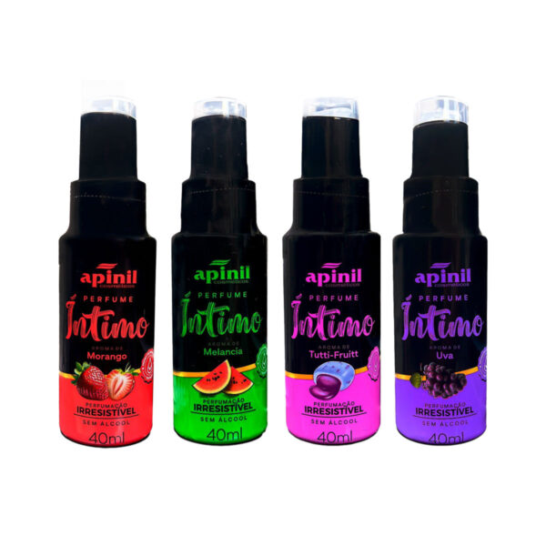 A1438-Morango_2 Perfume Íntimo com Fragrâncias Doces 40ml Apinil