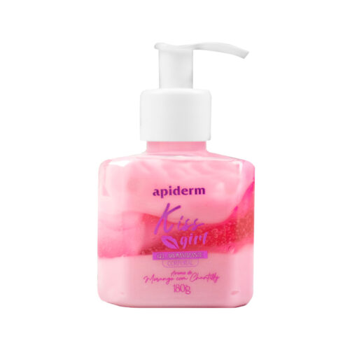 A1537-Morango-com-Chantilly_1 Kiss Girl Gel Aromatizante Corporal Para Virilha 180g Apinil Cosméticos