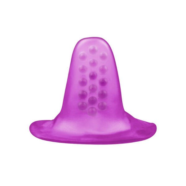 A571-Roxa_1 Capa de Língua em Silicone com Saliências Massageadoras Pau Brasil