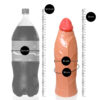 ADAO121V-Bege_5 Zeus Prótese Flexível Gigante com Ventosa e Escroto 31 x 10 cm Adão e Eva