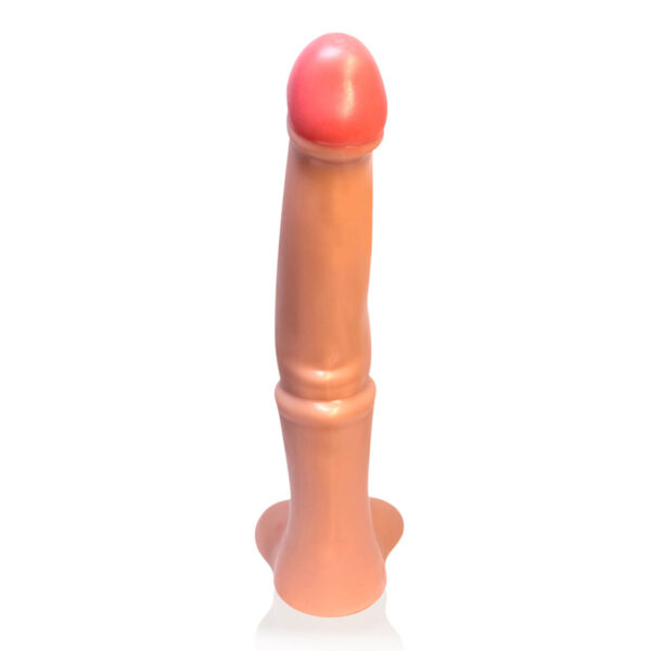 Poseidon Prótese Flexível Gigante com Ventosa e Escroto 41 x 10 cm Adão e Eva