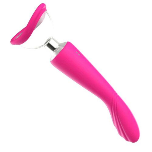 AIXIASIA0087-Rosa_1 Sugator 2 Sugador e Estimulador com 3 Intensidades de Sucção e 7 Modos de Vibração Intt