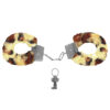 AL001-Onca_1-1 Algemas de Metal Revestida com PelĂșcia Fur Love Cuffs Vip Mix