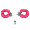 AL001-pink_1-1 Algema de Metal PelĂșcia Revestida Fur Love Cuffs Sexy Import