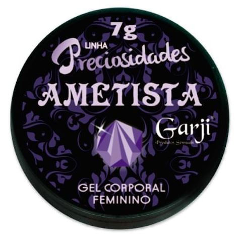 AME Ametista Gel Corporal Feminino Linha Preciosidades 7g Garji