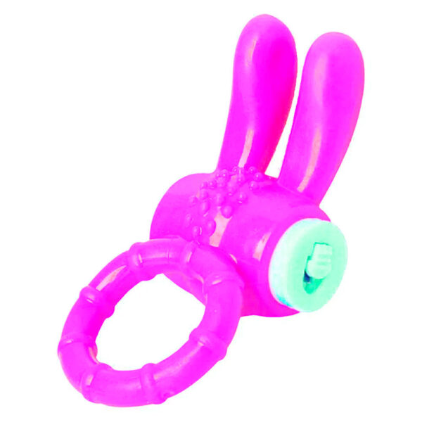 AN003-Magenta_1 Vibrating Ring Anel Peniano Rabbit com Estimulador de ClitĂłris Vip Mix