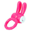 AN003-Rosa-Neon_1 Vibrating Ring Anel Peniano Rabbit com Estimulador de ClitĂłris Vip Mix