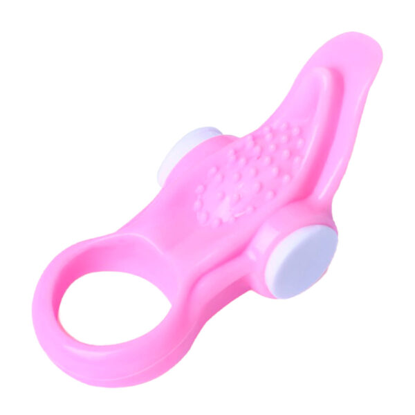 AN004_2 Anel Peniano com Vibrador e Detalhe Estrelado Vip Mix