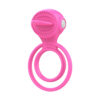 AN007-Pink_2 Anel Peniano Vibe Ring Vibration Simulador de Oral Sex Toy Miss Collection