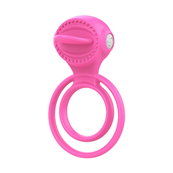 AN007-Rosa_2 Anel Peniano Vibe Ring Vibration Simulador de Oral Sex Toy Miss Collection