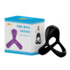 AN084-Preto_5 Vibe Ring Anel Peniano Duplo em Silicone com Estimulador Clitoriano Vip Mix