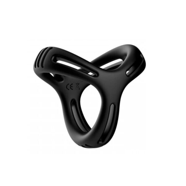 AN093-Preto_4 Cock Ring Stay Hard Anel Peniano Duplo em Silicone Vip Mix
