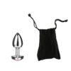 AP-1802HL-Rosa_2 Plug Anal Grande de Alumínio com Joia em Formato de Coração 3R Import
