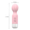 AV000B-Rosa_2 Mini Varinha Mágica Recarregável com 18 modos de Vibração Vip Mix