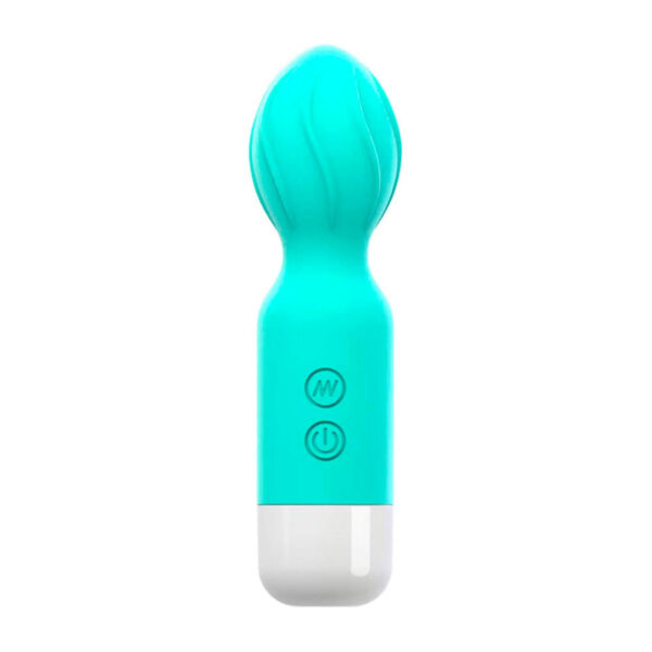AV000B-Verde_1 Mini Varinha Mágica Recarregável com 18 modos de Vibração Vip Mix