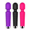 AV000M-Preto_3 Vibrador Varinha Mágica com 20 Modos de Vibração e 8 Níveis de Velocidade Vip Mix