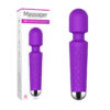 AV000M-Roxo_2 Vibrador Varinha Mágica com 20 Modos de Vibração e 8 Níveis de Velocidade Vip Mix