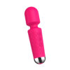 AV000P-Pink_2 Mini Toy Vibrador Varinha Mágica com 20 Modos de Vibrações e 8 Níveis e Velocidade Vip Mix