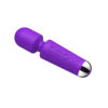 AV000P-Roxo_2 Mini Toy Vibrador Varinha Mágica com 20 Modos de Vibrações e 8 Níveis e Velocidade Vip Mix