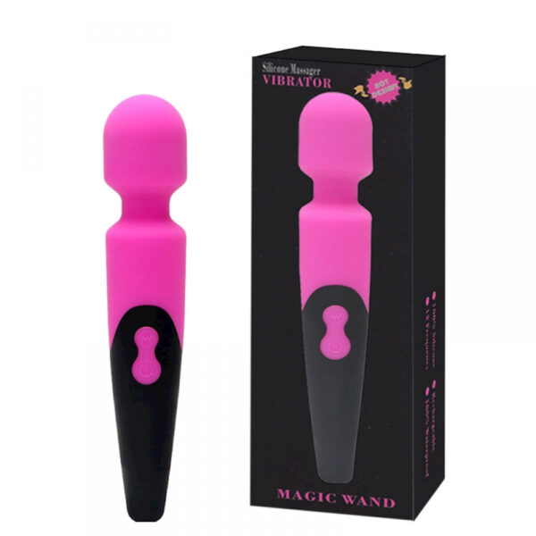 AV018_1 Massageador Corporal com 7 Modos de Pulsação e 4 Intensidades de Vibração Miss Collection