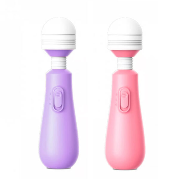 AV019-Rosa_2 Mini Varinha Mágica Vibrator Massageador Miss Collection