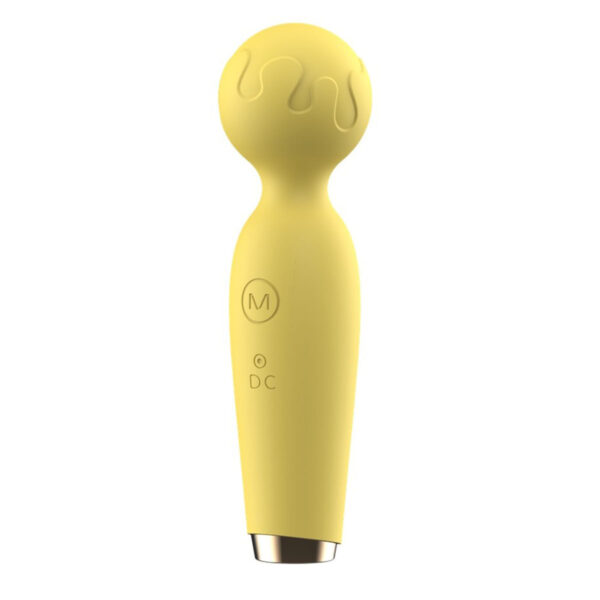 AV020-Amarelo_1 YouVibe Massageador Corporal com 10 Modos de Vibração Vip Mix