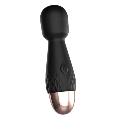 AV024-Preto_1 Lilo Mini Massageador Corporal com 10 Modos de Vibração Vip Mix