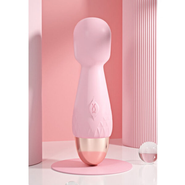 AV024-Rosa_4 Lilo Mini Massageador Corporal com 10 Modos de Vibração Vip Mix