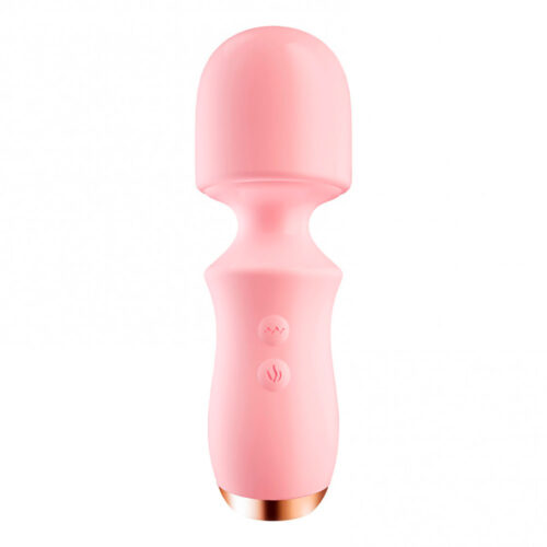 Mini Massageador Varinha com 10 Modos de Vibração e Função Aquecimento Vip Mix