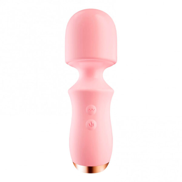 Mini Massageador Varinha com 10 Modos de Vibração e Função Aquecimento Vip Mix