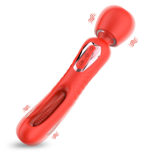 Vibrador Varinha Mágica Dennis Recarregável para Ponto G e estimulação de Clitóris Vip Mix