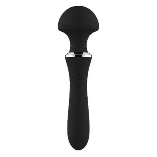 Aixi-0091-Preto_1 Massageador Corporal Recarregável com 12 Modos de Vibração 3R Import